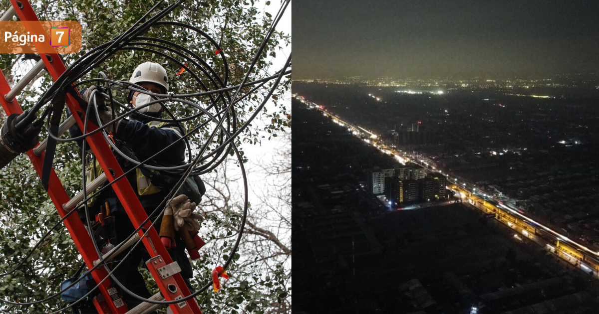 A más de una semana del apagón: cerca de 50 mil clientes siguen sin luz en Chile