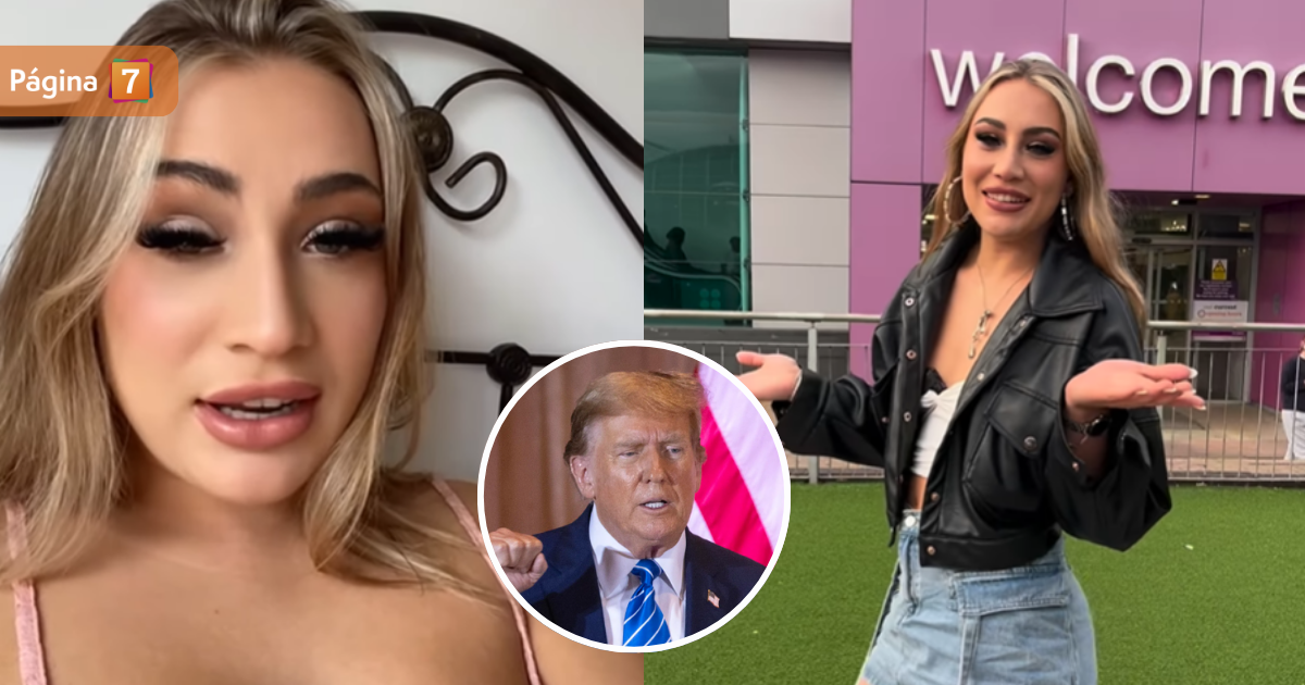 Modelo de OnlyFans se tatuó a Trump en la frente: "Sólo pienso que él es fantástico"