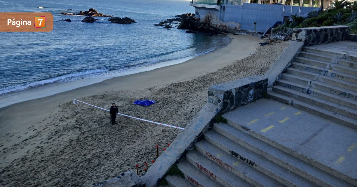 Hallan cuerpo en playa de Viña del Mar