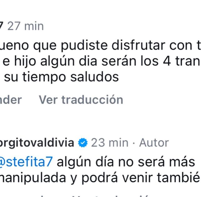 Jorge Valdivia acusó manipulación de su hija con Daniela Aránguiz