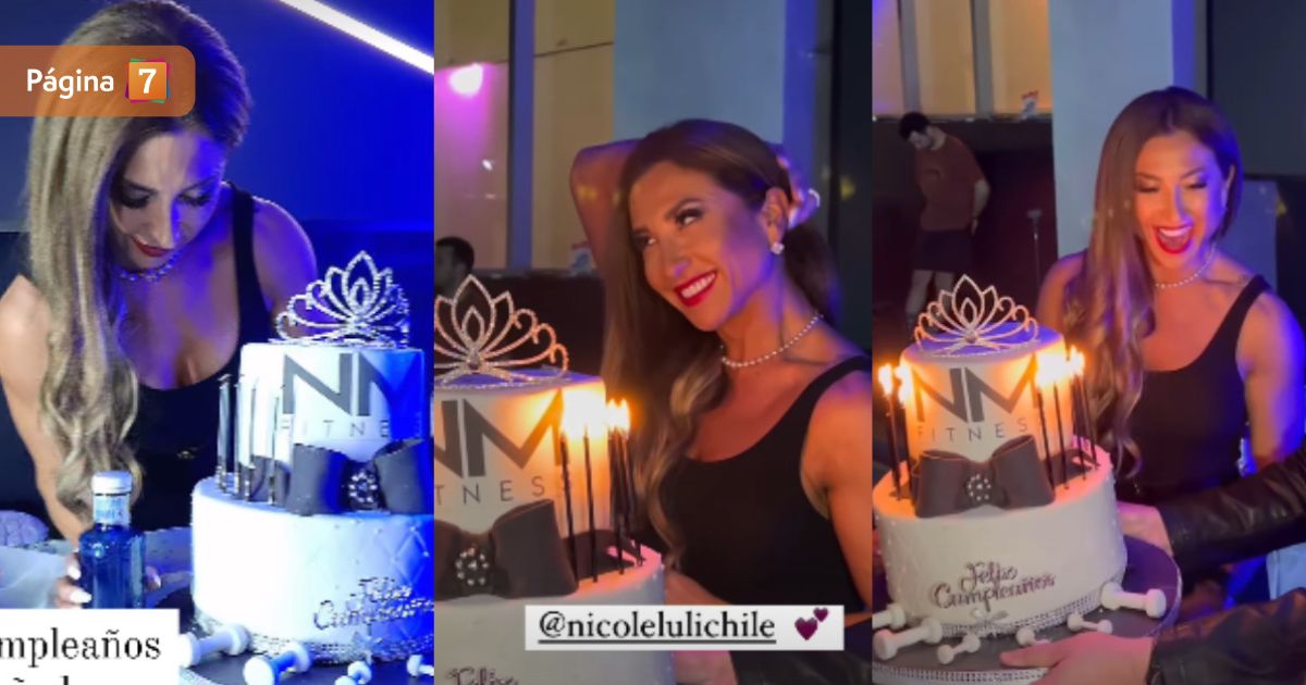 Nicole Luli Moreno celebró su cumpleaños por partida doble