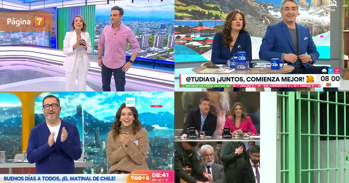 Rating matinal este jueves 29 de agosto: canal volvió al primer lugar y otros empataron