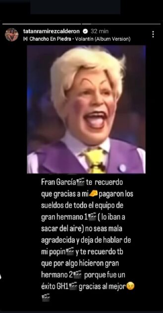 Sebastián Ramírez respondió a Fran García-Huidobro