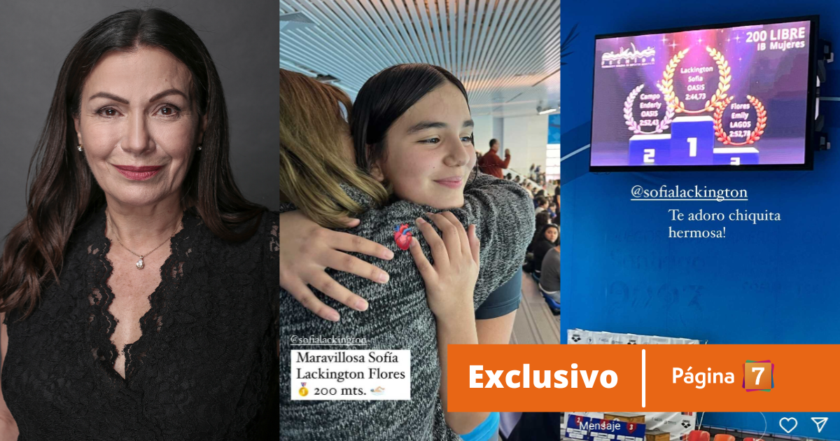 Solange Lackington llenó de elogios a su sobrina nadadora: "En un tiempo más va a dar que hablar"