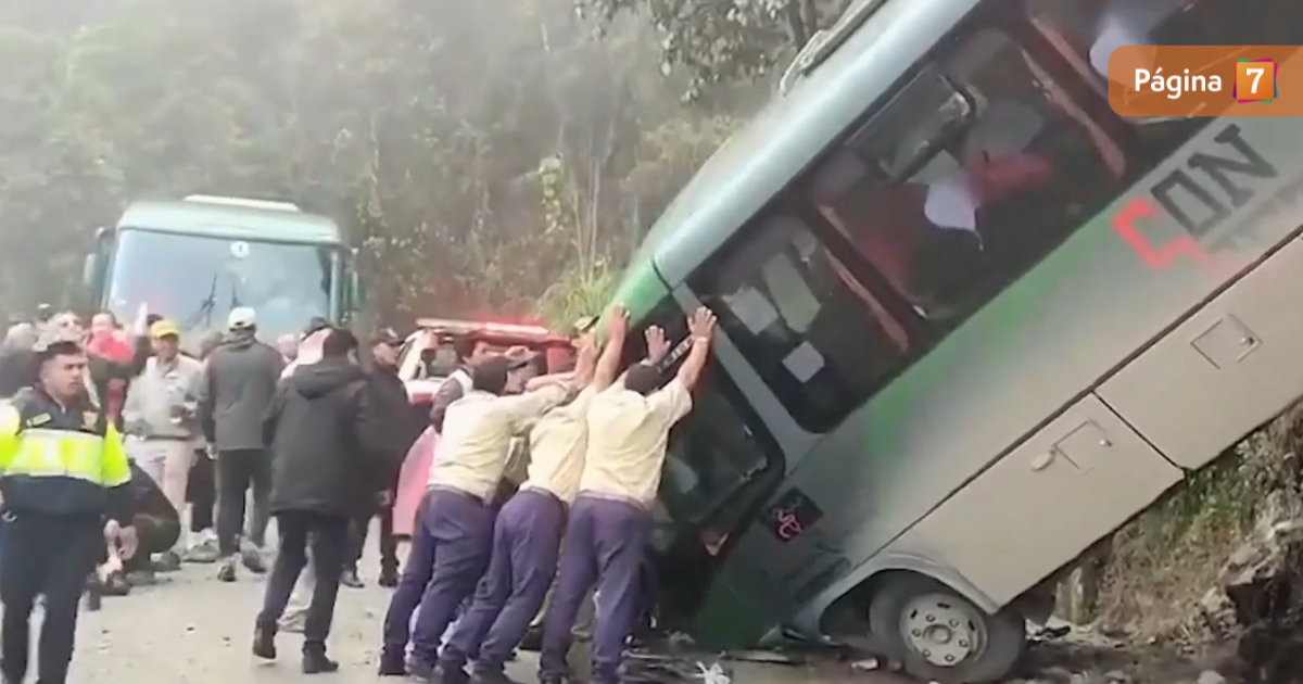 Accidente bus Machu Picchu