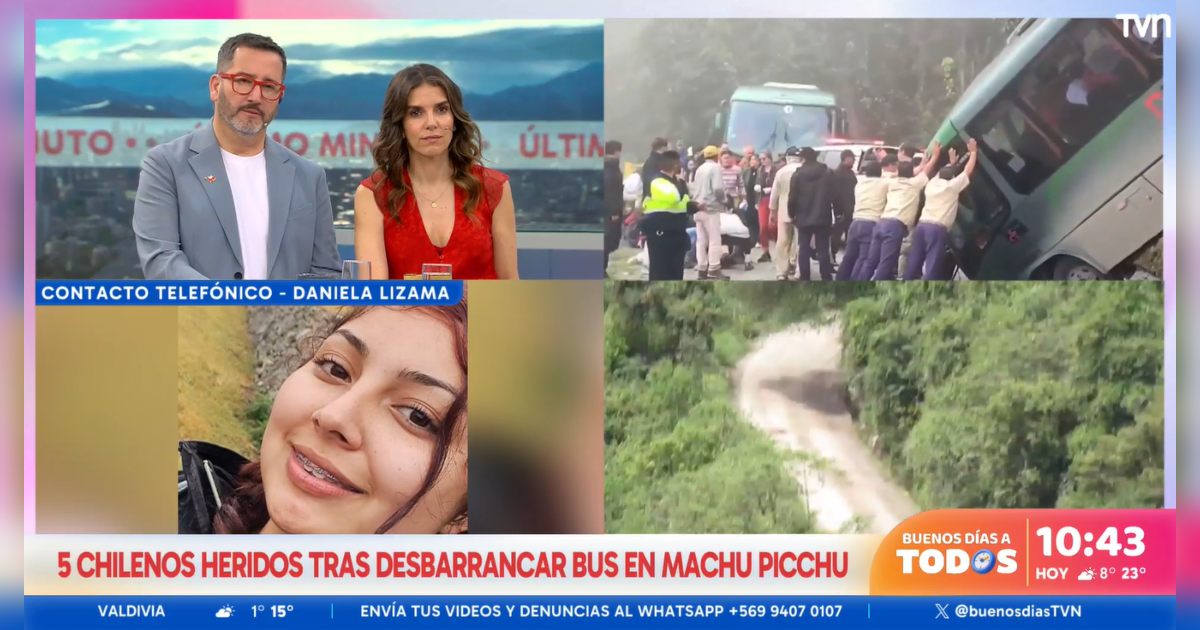 Chilenas que viajaban en bus accidentado en Machu Picchu: "Pensé que no íbamos a salir vivas"