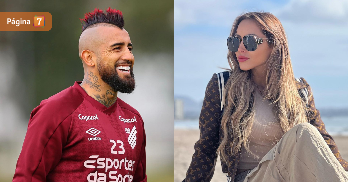 Arturo Vidal y Marité Matus fueron a presentación escolar del '18' de sus hijos: publicaron videos