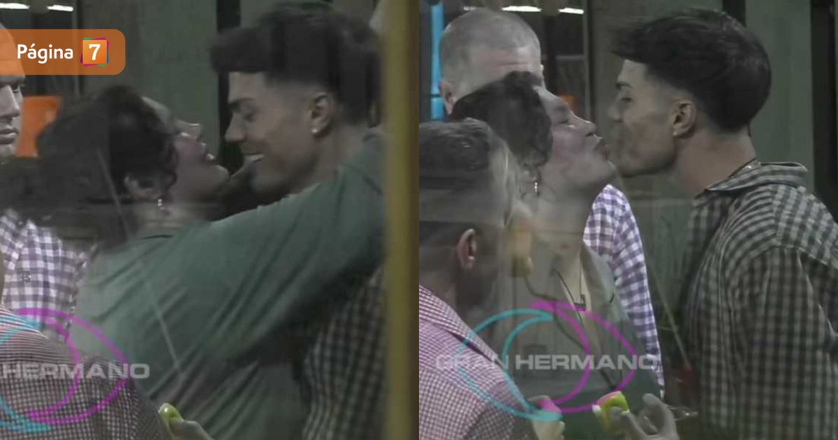 beso michelle y miguel gran hermano