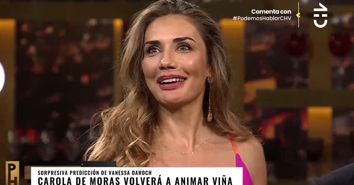 Carola de Moras sorprendida con predicción de Vanessa Daroch en Podemos Hablar