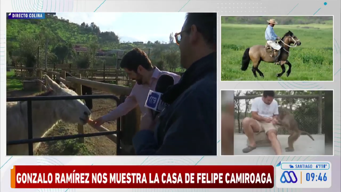 Gonzalo Ramírez mostró la casa de Felipe Camiroaga