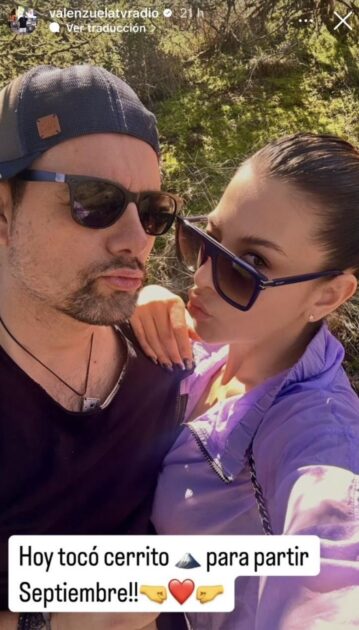 Daniel Valenzuela presentó a su nueva pareja, Andrea Sanhueza