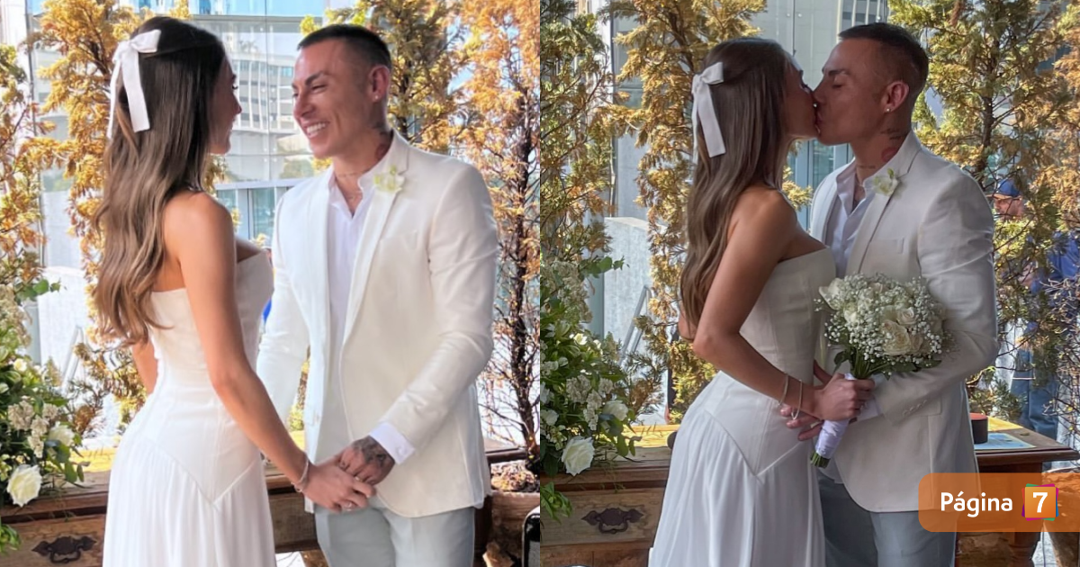 Eduardo Vargas contrajo matrimonio con la brasileña Juliana Peixoto: así fue la íntima ceremonia