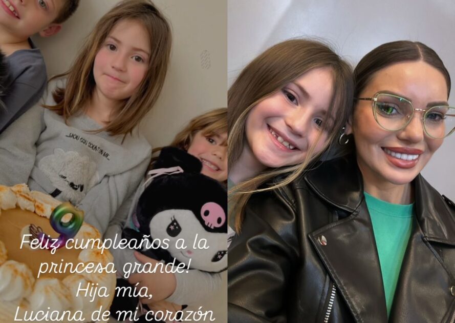 Faloon Larraguibel mostró lo grande que está su hija Luciana: cumplió 9 años