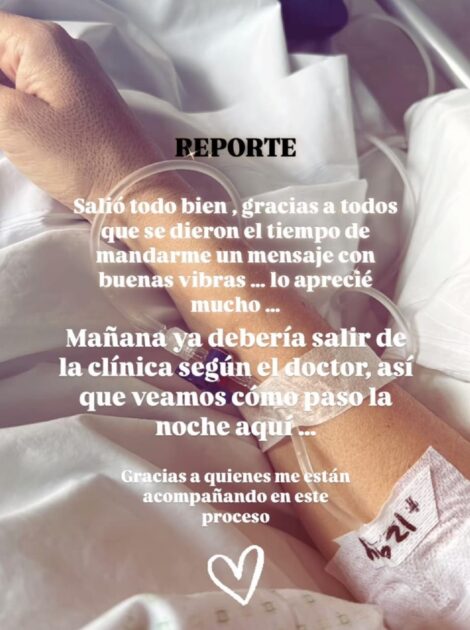 Francini Amaral se sometió a compleja cirugía para respirar bien: "Me estaba complicando mucho"