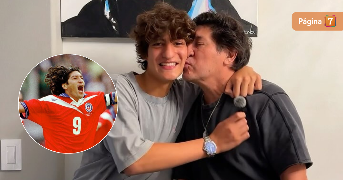 Iván Zamorano recibió importante reconocimiento a su trayectoria: asistió junto a su hijo