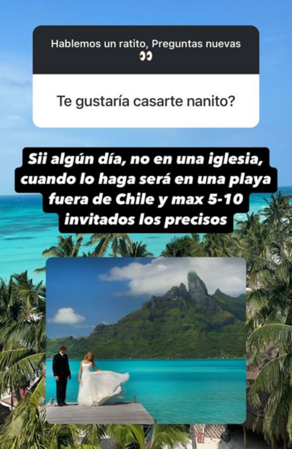 ¿Se casará? La reveladora declaración de Nano Calderón ante pregunta sobre sus planes de matrimonio