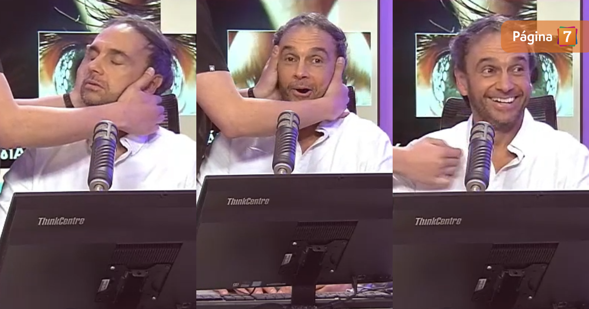 A Rodrigo Sepúlveda le hicieron quiropraxia en vivo y así fue su cómica reacción: 