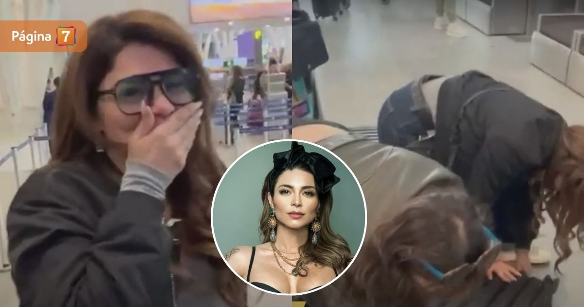 Antonella Ríos sufrió impasse en aeropuerto