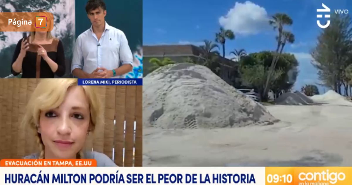 Lorena Miki y su drama por huracán Milton