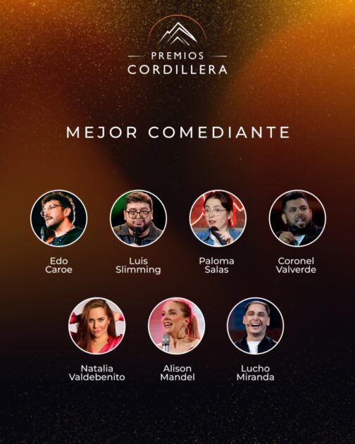 Mejor comediante premios cordillera