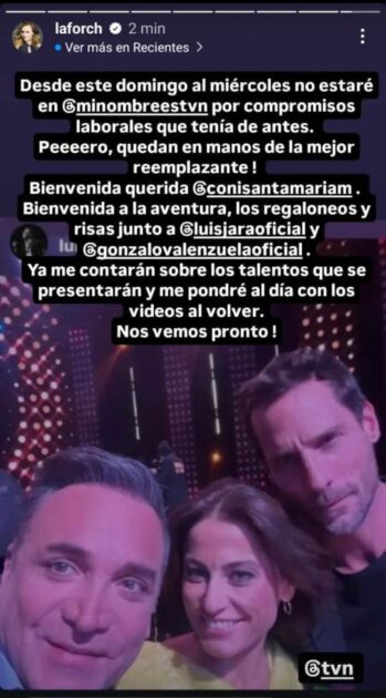 mensaje de Amaya a Constanza Santa María