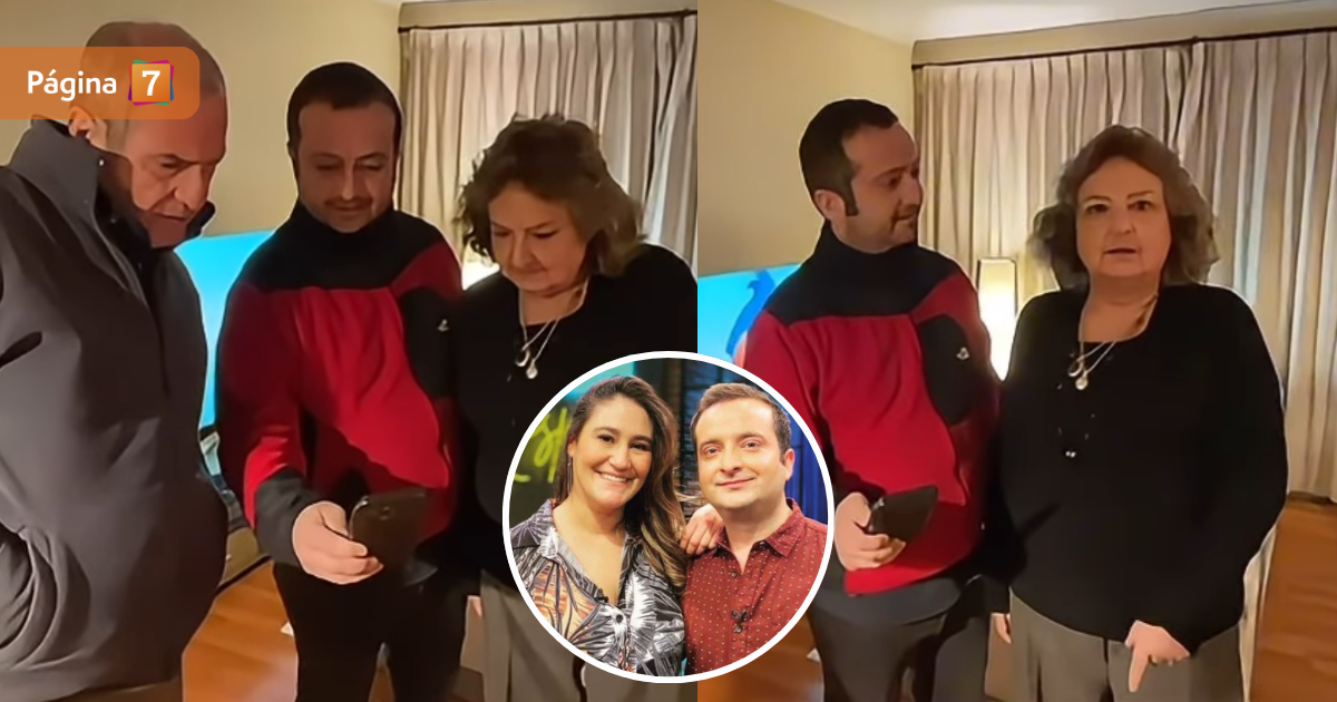 Toto Acuña captó sincera reacción de sus papás al enterarse que serán abuelos: 