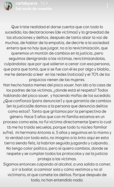 Carla, hermana de Antonia Barra, realizó fuerte descargo tras últimas denuncias de abuso sexual