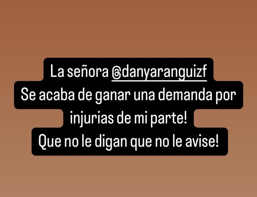 Daniella Chávez anunció demanda a Daniela Aránguiz