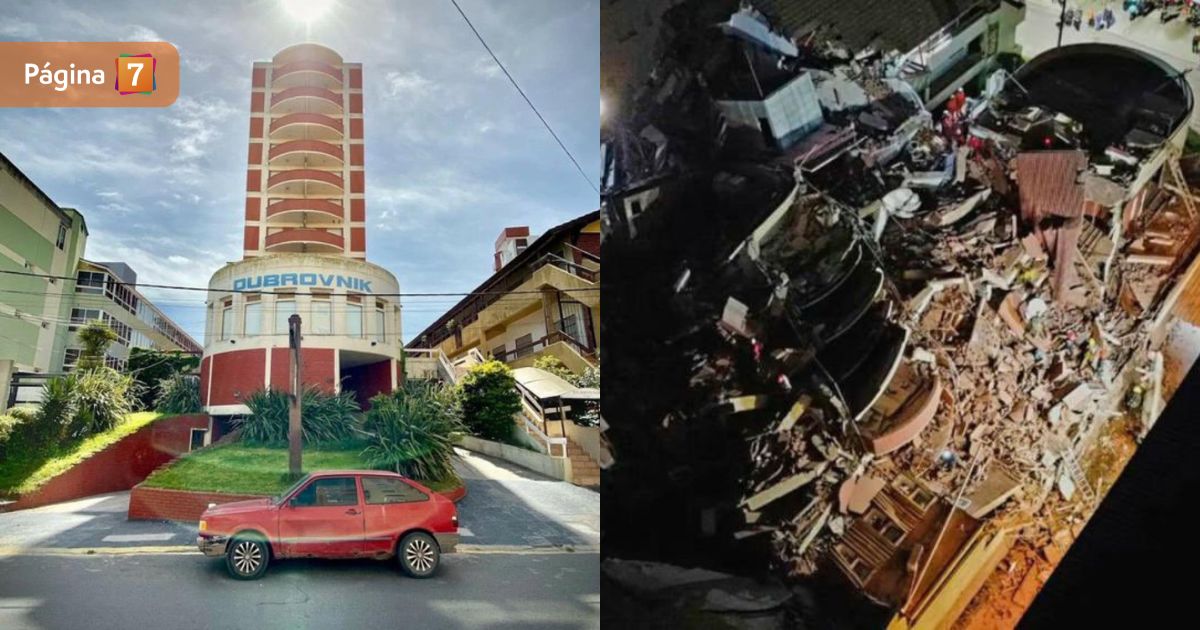 Tragedia en Argentina: edificio de 10 pisos colapsó en Villa Gessell y buscan a personas atrapadas