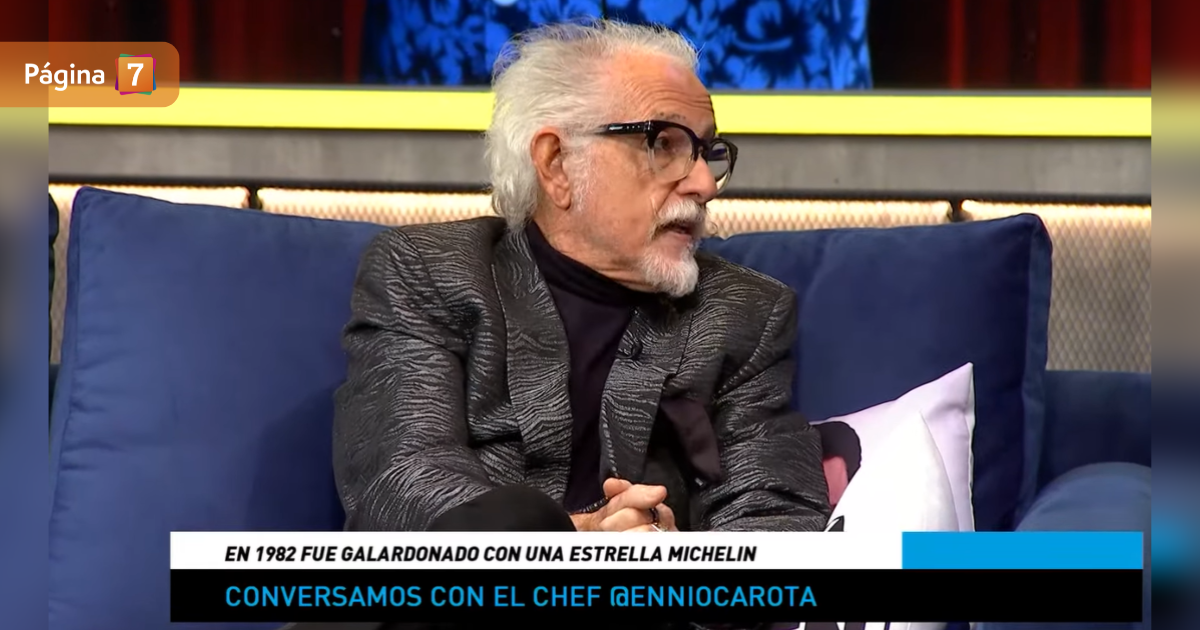 Ennio Carota y los programas de cocina: "Deberíamos prohibir que los famosos cocinen"