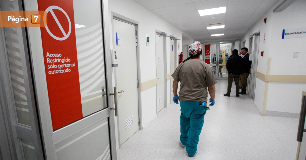 ltracion de aguas servidas en Hospital San Borja