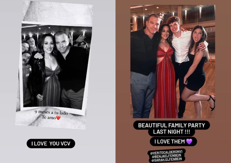 Julián Elfenbein celebró romántica fecha junto a su pareja Verónica Calderón: "Te amo"