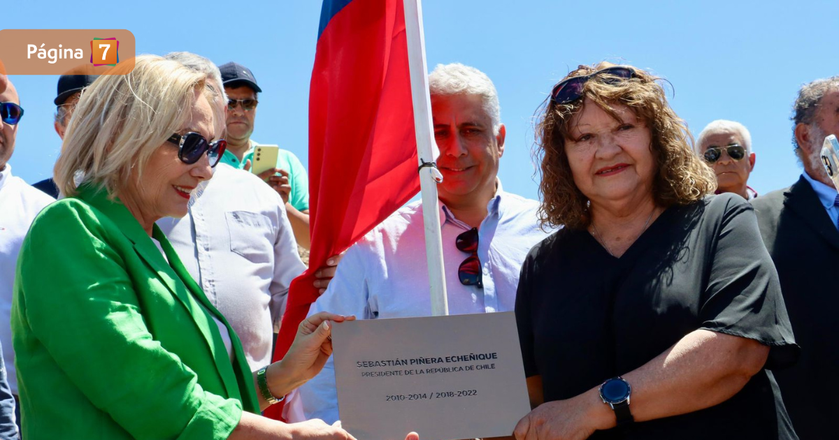 mineros rinden homenaje a expresidente Sebastián Piñera