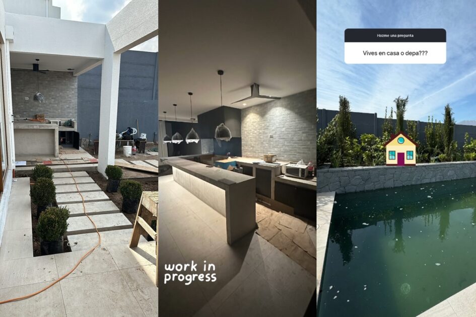 Nano Calderón mostró su nueva y opulenta casa: tiene piscina y la decoró para Halloween