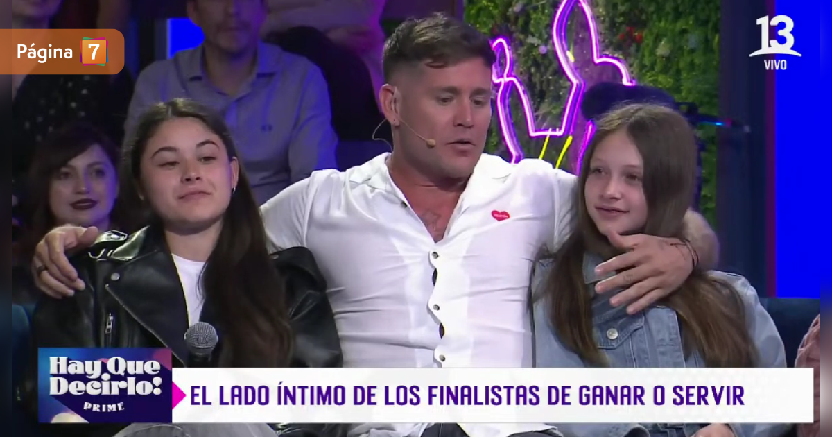 Pancho Rodríguez recibió la visita de sus hijas en Hay que decirlo: "Está hecho para grandes cosas"
