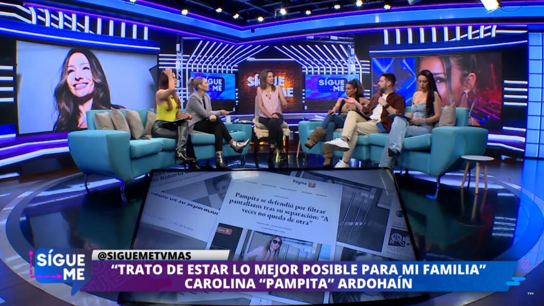 Cruce de Julia Vial y Daniela Aránguiz en TVMAS