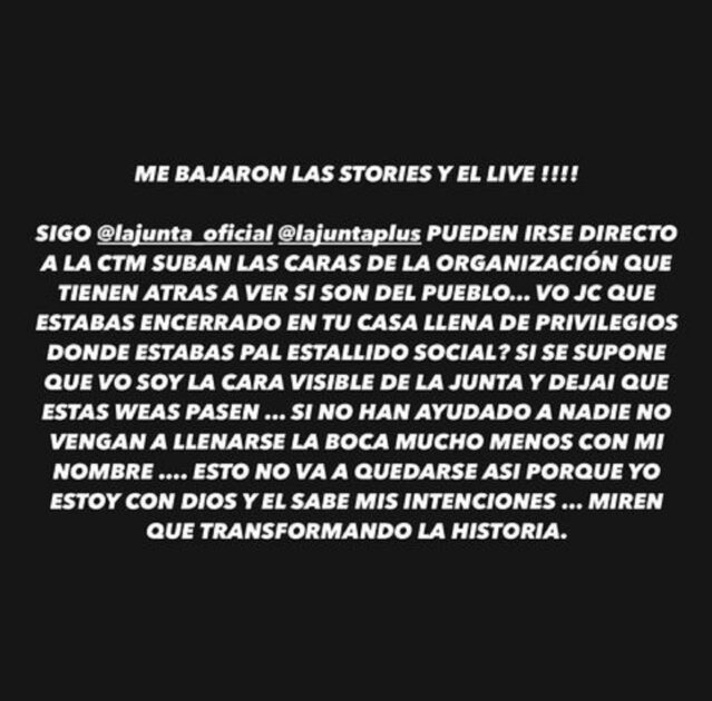 Polimá se defendió tras polémica por show en Independencia