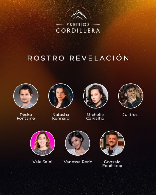 Los 7 nominados a Rostro Revelación en Premios Cordillera 2024
