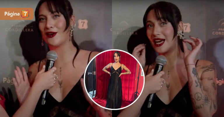 Camila Power realizó inesperada confesión de su ropa en Premios Cordillera: 