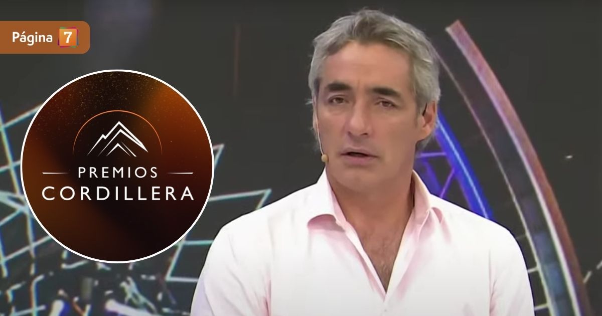 José Luis Repenning bromeó look premios cordillera