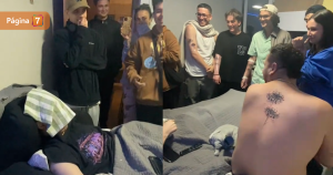 Los amo cabros joven diagnosticado con cáncer reaccionó a audaz y emotivo gesto de sus amigos