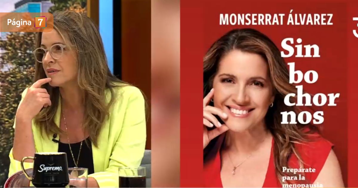Monserrat Álvarez presentó su nuevo libro en el matinal de CHV