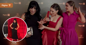 No se aguantó Mariela Montero se sinceró y reveló el secreto de su vestido en Premios Cordillera