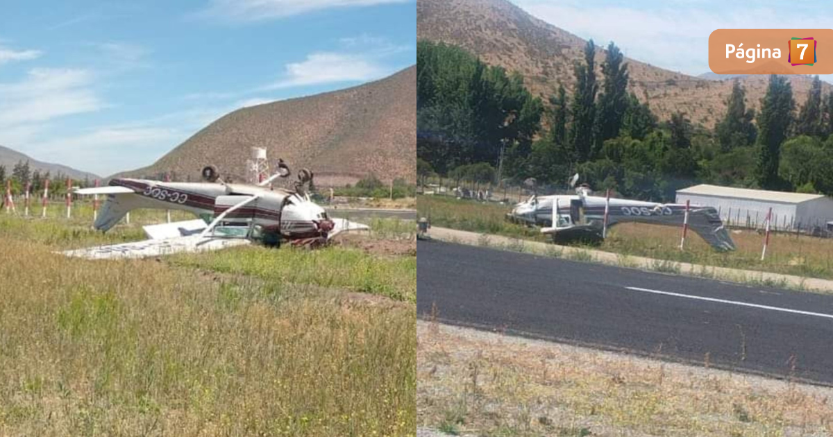 Cuatro lesionados deja accidente de avioneta en comuna de Salamanca: uno de ellos es un niño