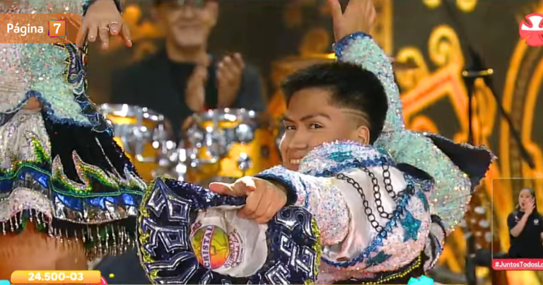 La emocionante aparición de Alan Pereira: el caporal que bailó con Illapu en el cierre de la Teletón
