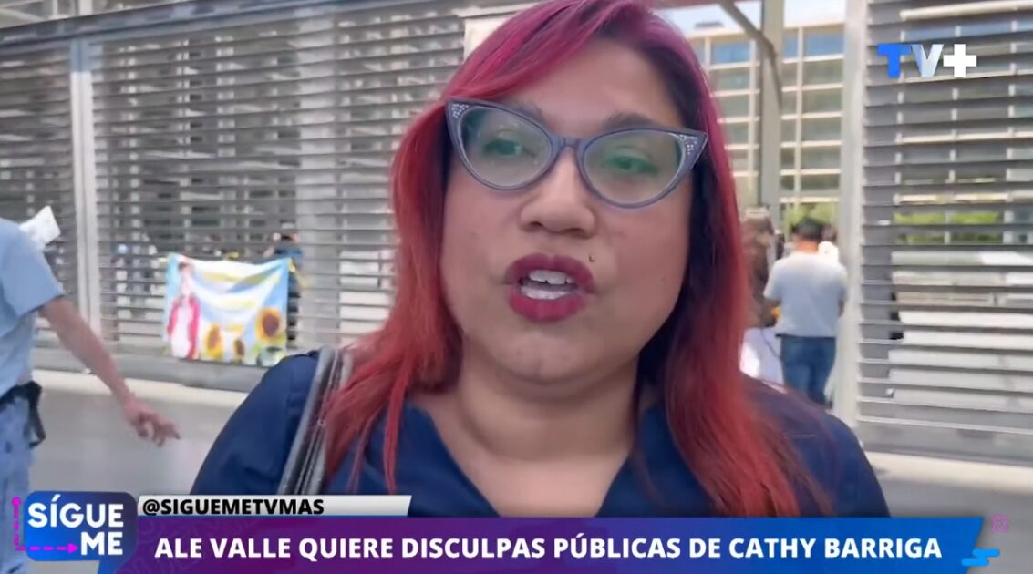 Ale Valle pide disculpas públicas de Cathy Barriga