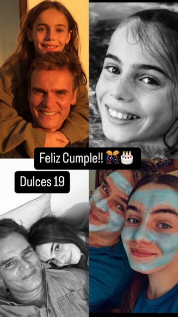 Amaro Gómez-Pablos celebró a su hija con Amaya Forch: Julieta cumplió 19 años