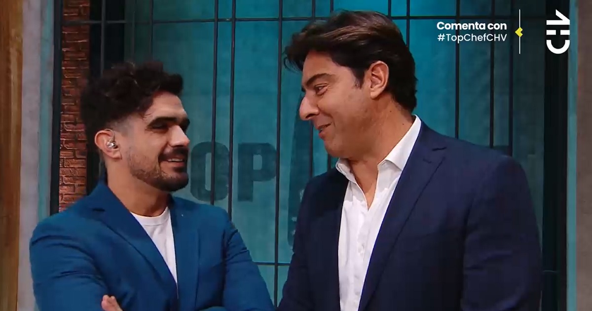 Benjamín Nast y Cristián Riquelme en Top Chef VIP