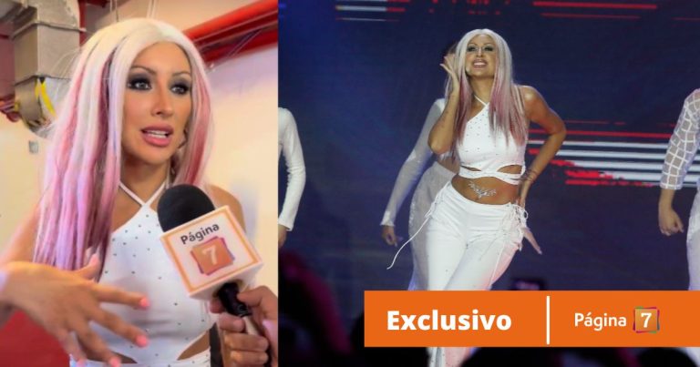 Cejas falsas y una peluca: Camila Andrade contó cómo se preparó para imitar a Christina Aguilera
