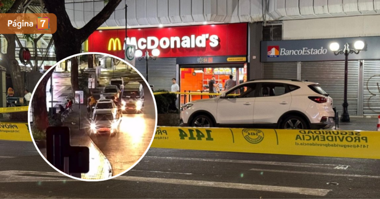 Revelan crudas imágenes del brutal crimen de cliente de McDonald’s tras robo en Providencia